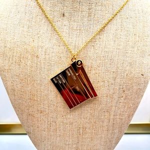 Very rare and HTF piece! 2013 Kate Spade Cinema City Movie Clapper Necklace.